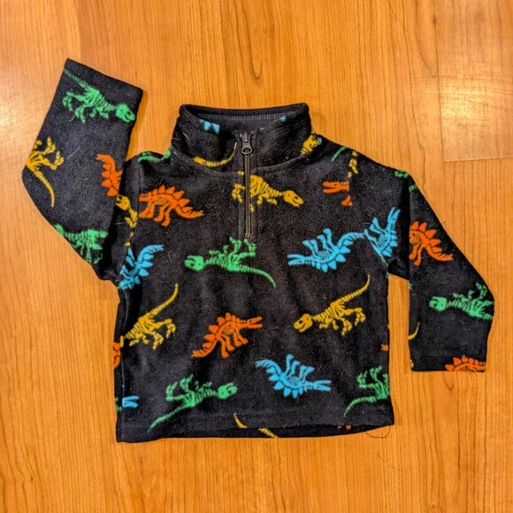 NEW 18-24 Months The Children's Place Mock Turtle Neck Half Zip Fleece Sweater - Picture 1 of 3